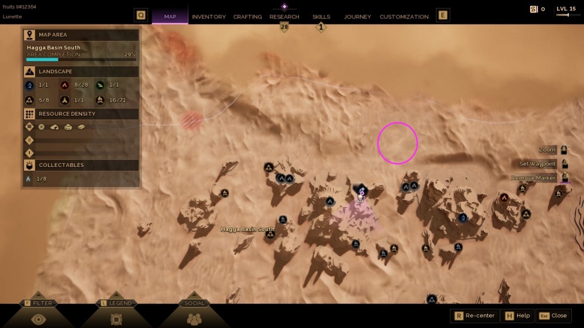 This is where we drove through, and while yes, there is still a chance for sandworms, we got through to the other side safely (Image via Funcom)